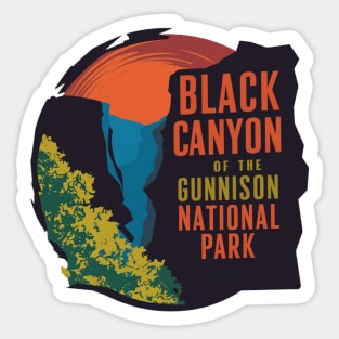 National Park Black Canyon of the Gunnison Sticker